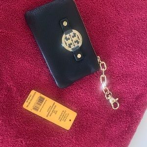 Tory Burch key chain wallet size